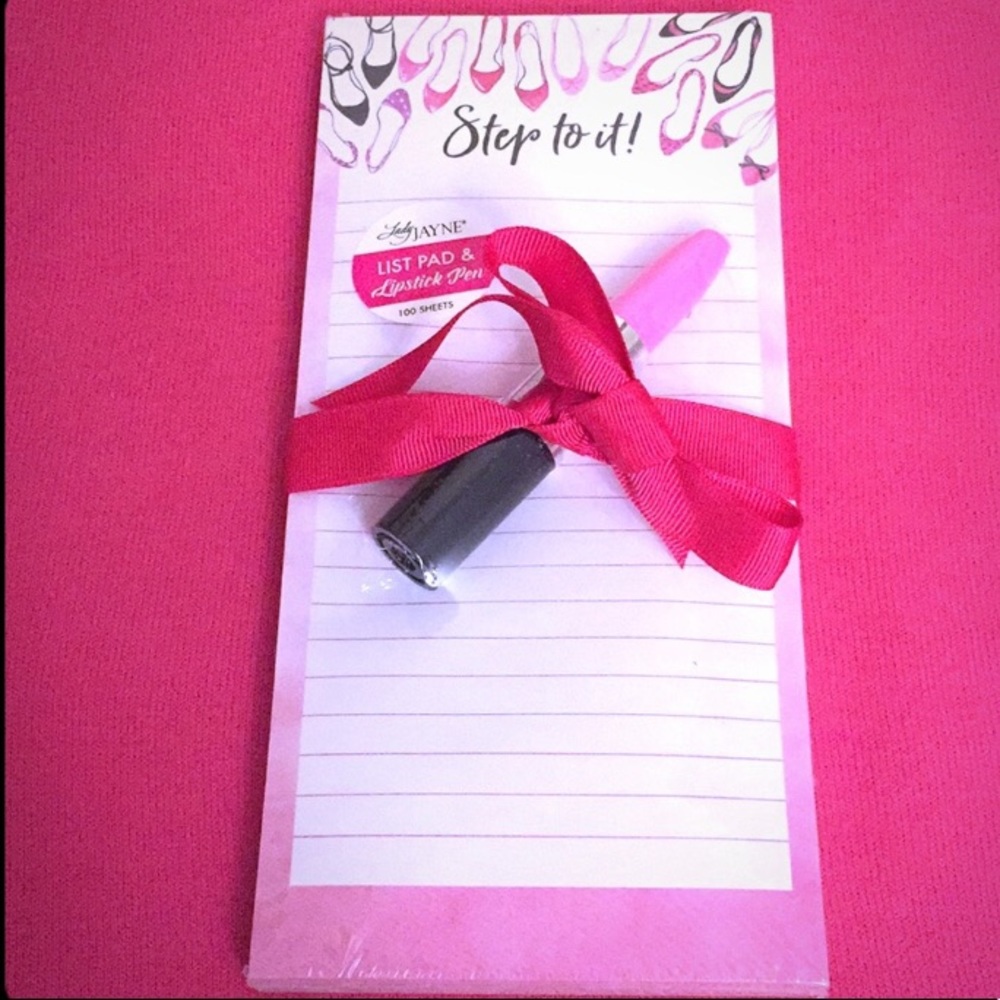 🆕 👠ONLY ONE! Step to it! Note Pad👠